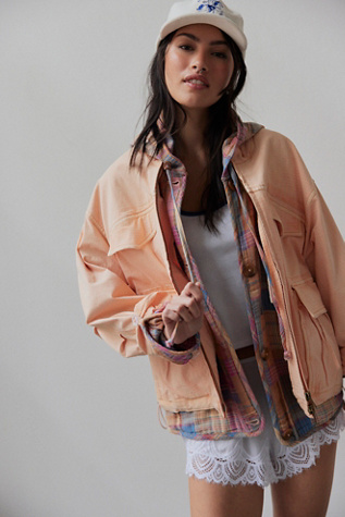 We The Free Daybreaker Parka Jacket at Free People in Pink, Size: L
