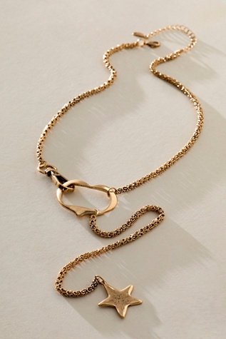 Женское колье Free People Logan Lariat, цвет: Золотой — фото 2
