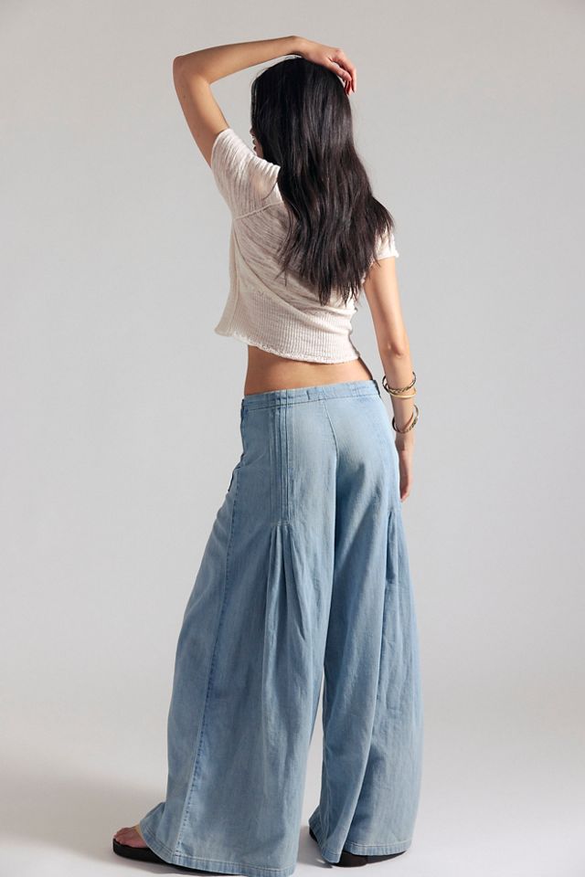 We The Free Plot Twist Pintuck Wide-Leg Jeans #2