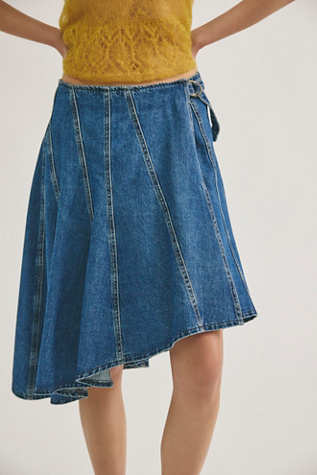 Jupe midi en denim Off Beat We The Free