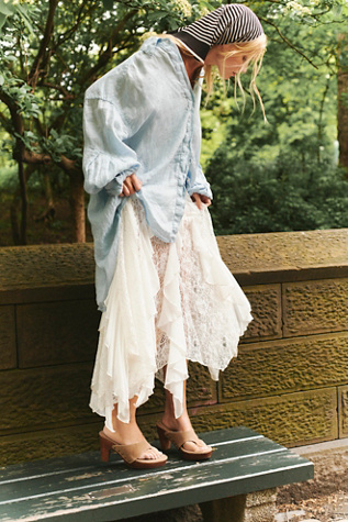 Candy Calling Maxi Slip Skirt by Intimately at Free People in White, Size: M