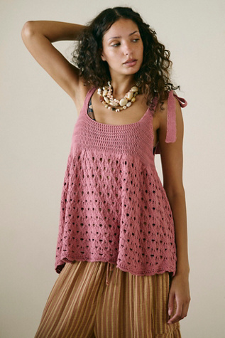 Take Me To The Beach Top by free-est at Free People in Brandied Apricot, Size: XS