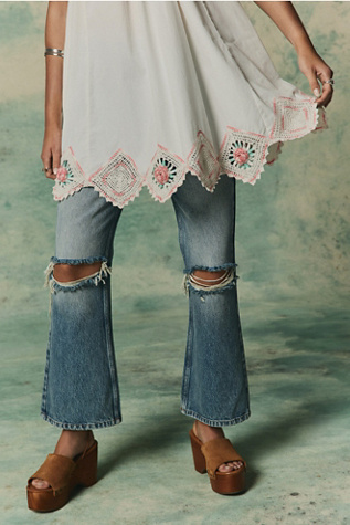 We The Free Elowen Cropped Flare Jeans - thumbnail 6