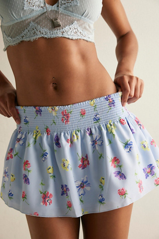 Frankies Bikinis Clover Crepe Mini Skirt