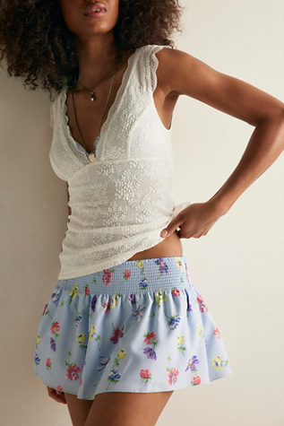 Frankies Bikinis Clover Crepe Mini Skirt