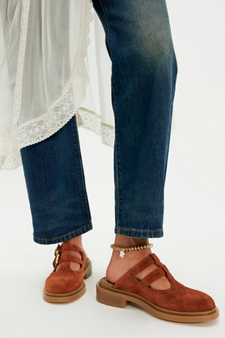 Shoretown Mules by Free People in Brown, Size: US 9