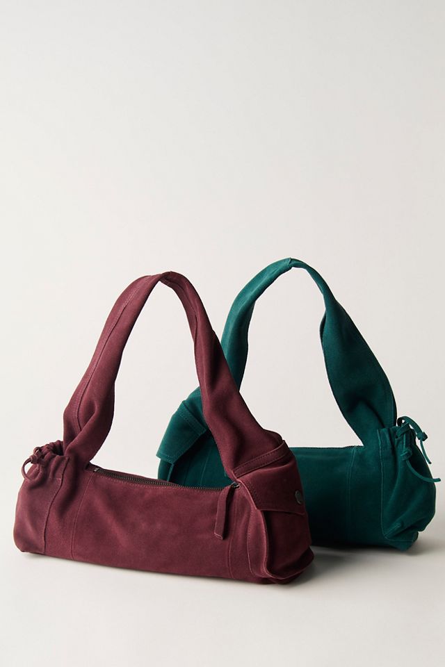 Soto East West Suede Shoulder Bag #5