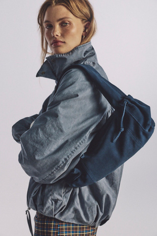 Soto East West Suede Shoulder Bag