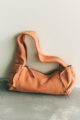 Soto East West Suede Shoulder Bag