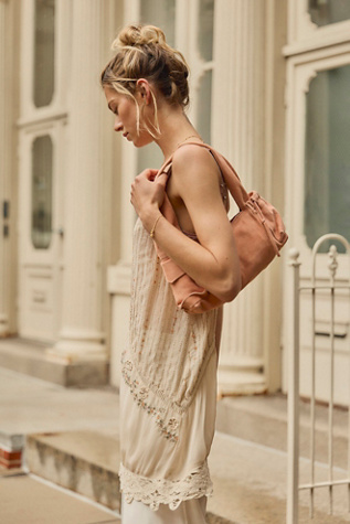 Soto East West Suede Shoulder Bag