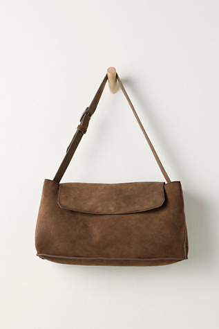 Lottie Messenger Bag by Free People in Brown