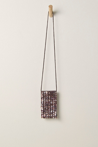 Pearly Pouch Bag by Free People in Grey