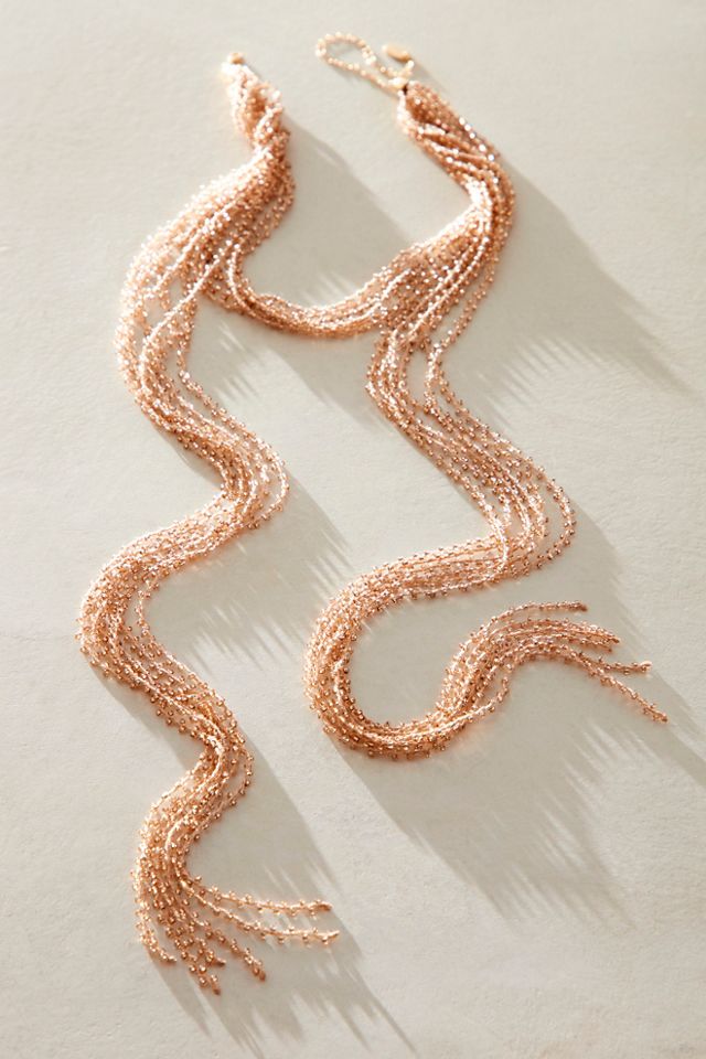 Kenzie Beaded Lariat Necklace #1