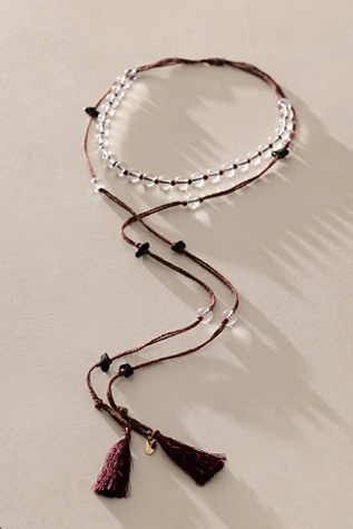 Mayfield Beaded Lariat Necklace by Free People