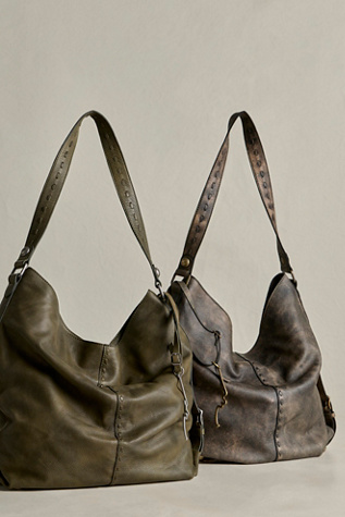 Женская сумка We The Free Dallas Leather Tote, цвет: Чёрный — фото 2
