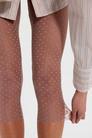 Леггинсы Cou Cou Tights, укороченный крой — Only Hearts, цвет: Розовато-лиловый — фото 2