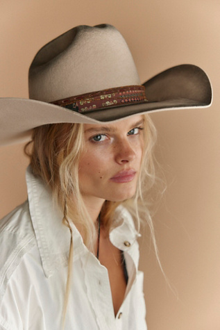 Hopeful Dreamer Felt Hat by Mossant at Free People in White