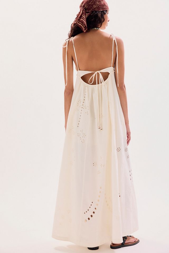 Sorrento Stroll Cutwork Maxi Dress #1