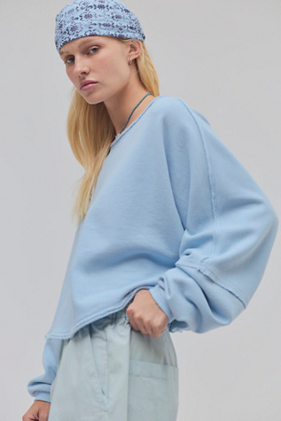 We The Free To The East Pullover at Free People in Dew Shine, Size: XS