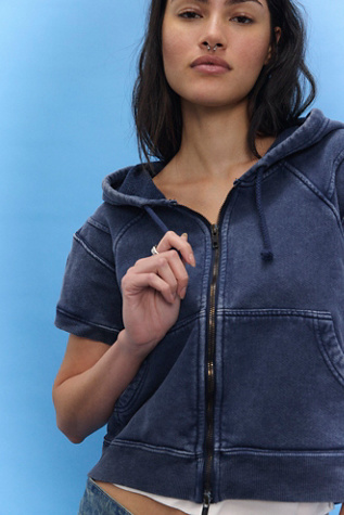 Summer Sweatshirt by Free People in Blue, Size: M