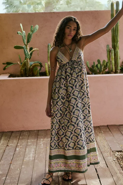Sorrento Stroll Printed Maxi Dress