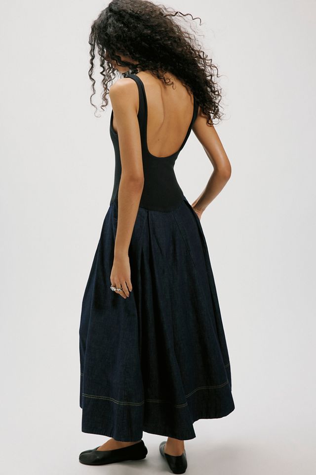Elio Denim Midi Dress #1