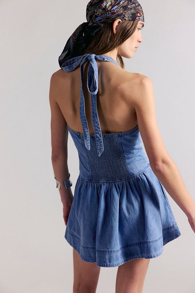 Clean Break Denim Mini Dress #1