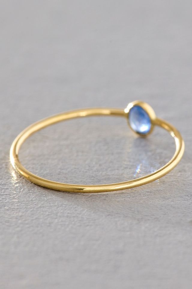 Margaret Solow Bague Saphir Bleu XS #1