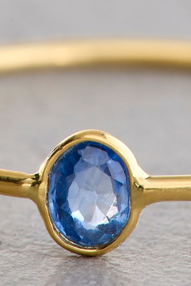 Margaret Solow Bague Saphir Bleu XS #2