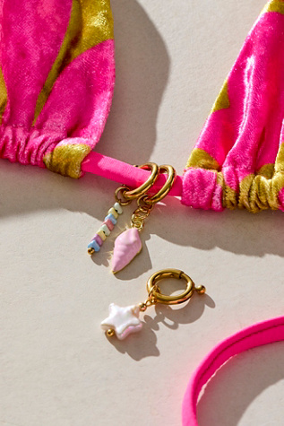 Sorbet Bikini Charms Pack of 3 by Casa Clara at Free People in Pink