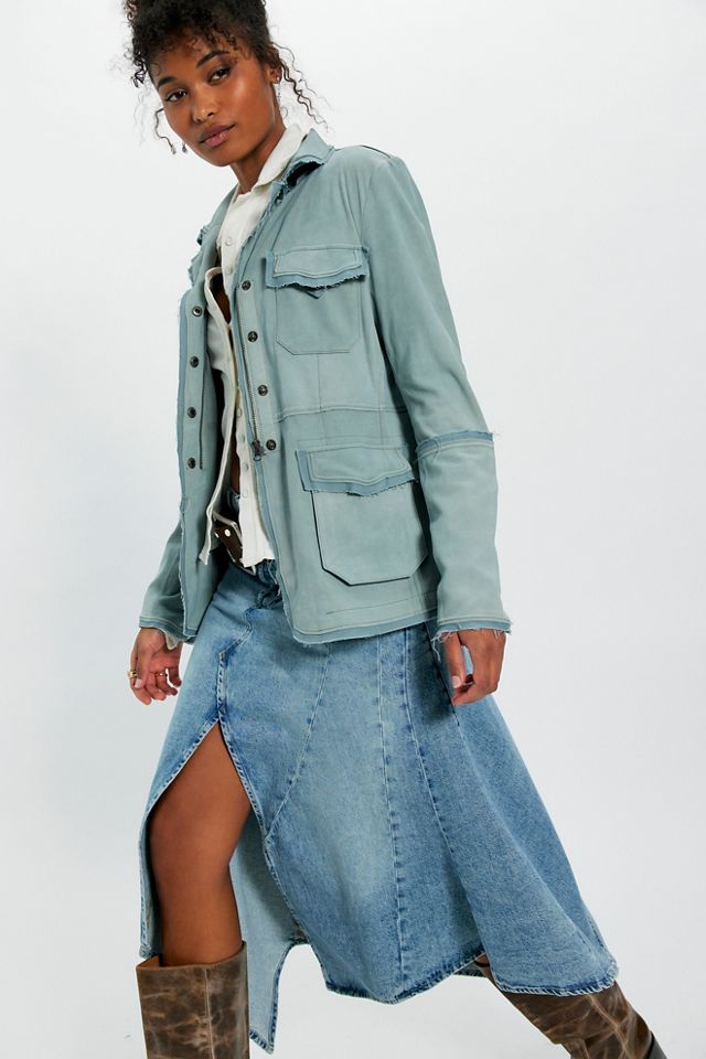 JAKETT Meryl Washed Suede Jacket | Free People
