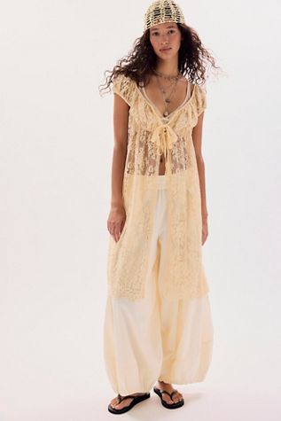 Anna Sui Victorian Lace Maxi Top