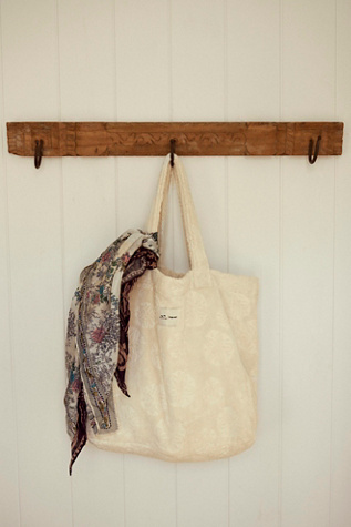 free-est x Slow Tide Sandy Shores Towel & Tote Bag by Slowtide at Free People in White
