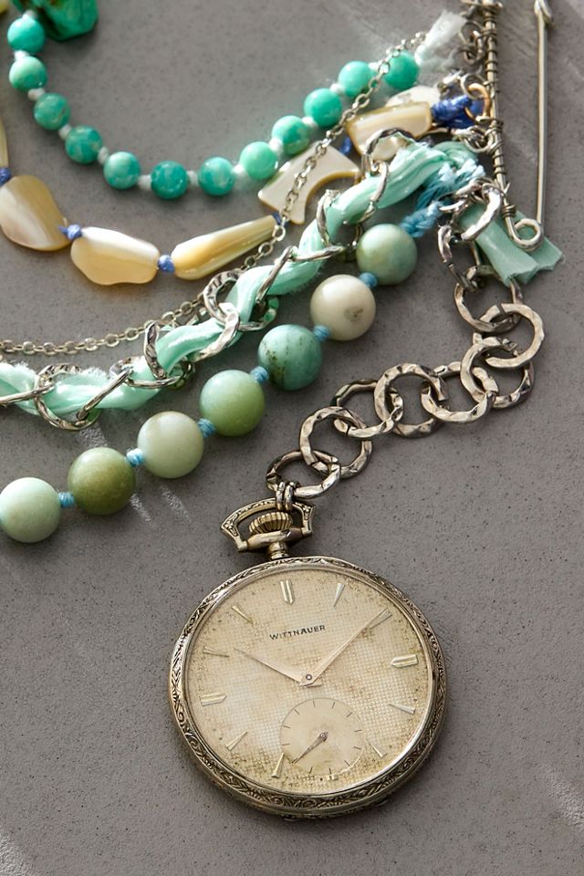 Ariana Ost Vintage Turquoise Watch Swag Brooch #1