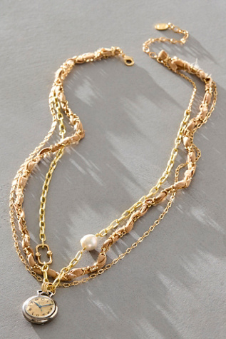 Ariana Ost Vintage Watch Necklace