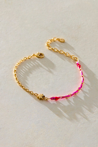 Just A Girl Bracelet by Free People in Pink