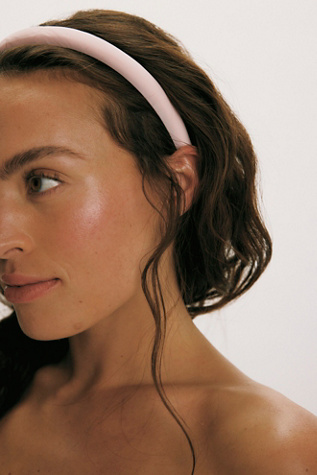 Brynn Skinny Headband at Free People in Solid Blush