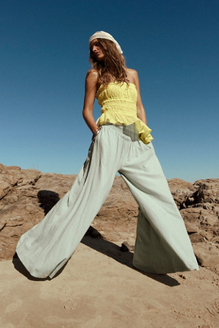 Robin Pants by free-est at Free People in Seafoam, Size: Medium