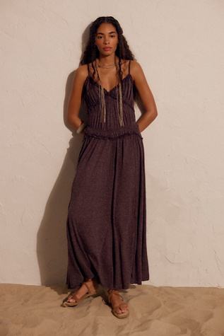 Marina Muse Maxi Dress by free-est at Free People in Brown, Size: S