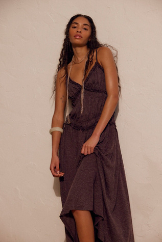 Marina Muse Maxi Dress by free-est at Free People in Brown, Size: S
