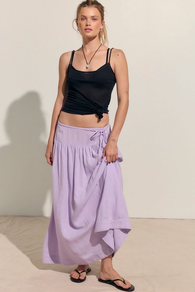 Sandshell Linen Skirt Set #3