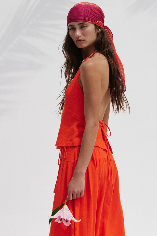Ensemble jupe en lin Sandshell #3