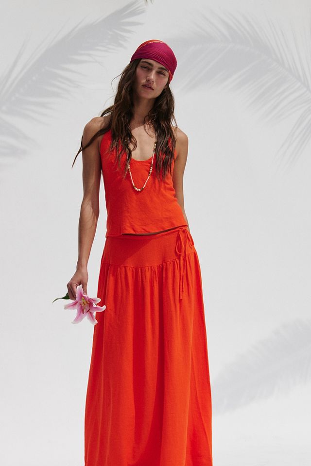 Ensemble jupe en lin Sandshell #4