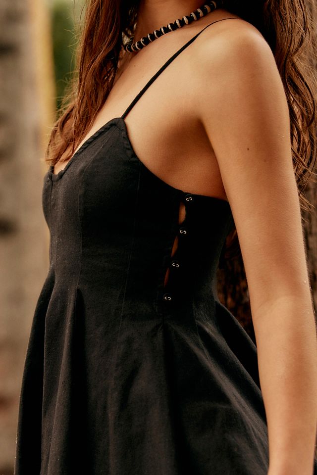 Tan Lines Stretch Linen Mini Dress #2