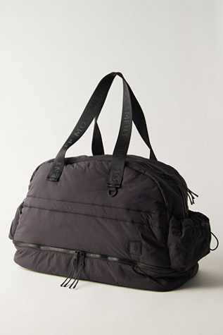 Cinched Up Puffy Bowler Bag by FP Movement at Free People in Black