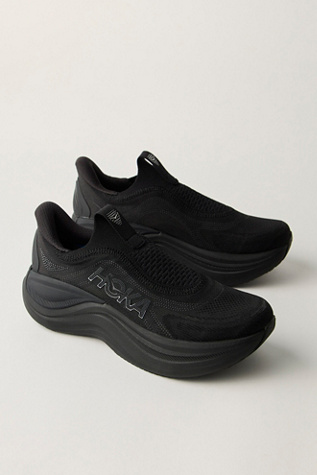 Женские кроссовки HOKA Skyward Laceless, цвет: Чёрный — фото 2