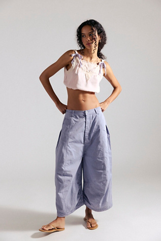 We The Free Endless Nights Harem Trousers at Free People in Peridust, Size: XS