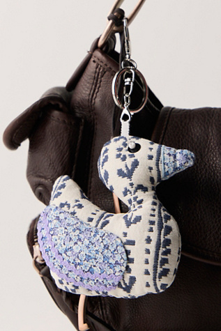 Anna Sui Animal Bag Charm at Free People in Denim