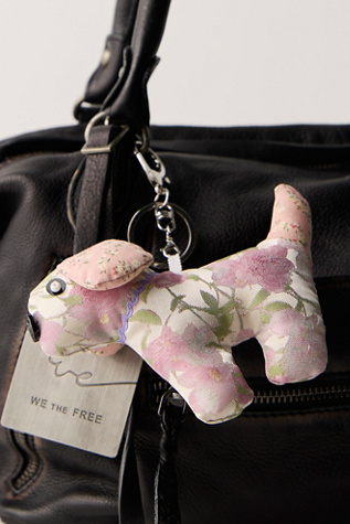 Anna Sui Animal Bag Charm at Free People in Blush