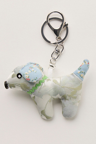 Женский брелок Anna Sui Mini Animal Bag Charm, цвет: Небесно-голубой разноцветный — фото 2